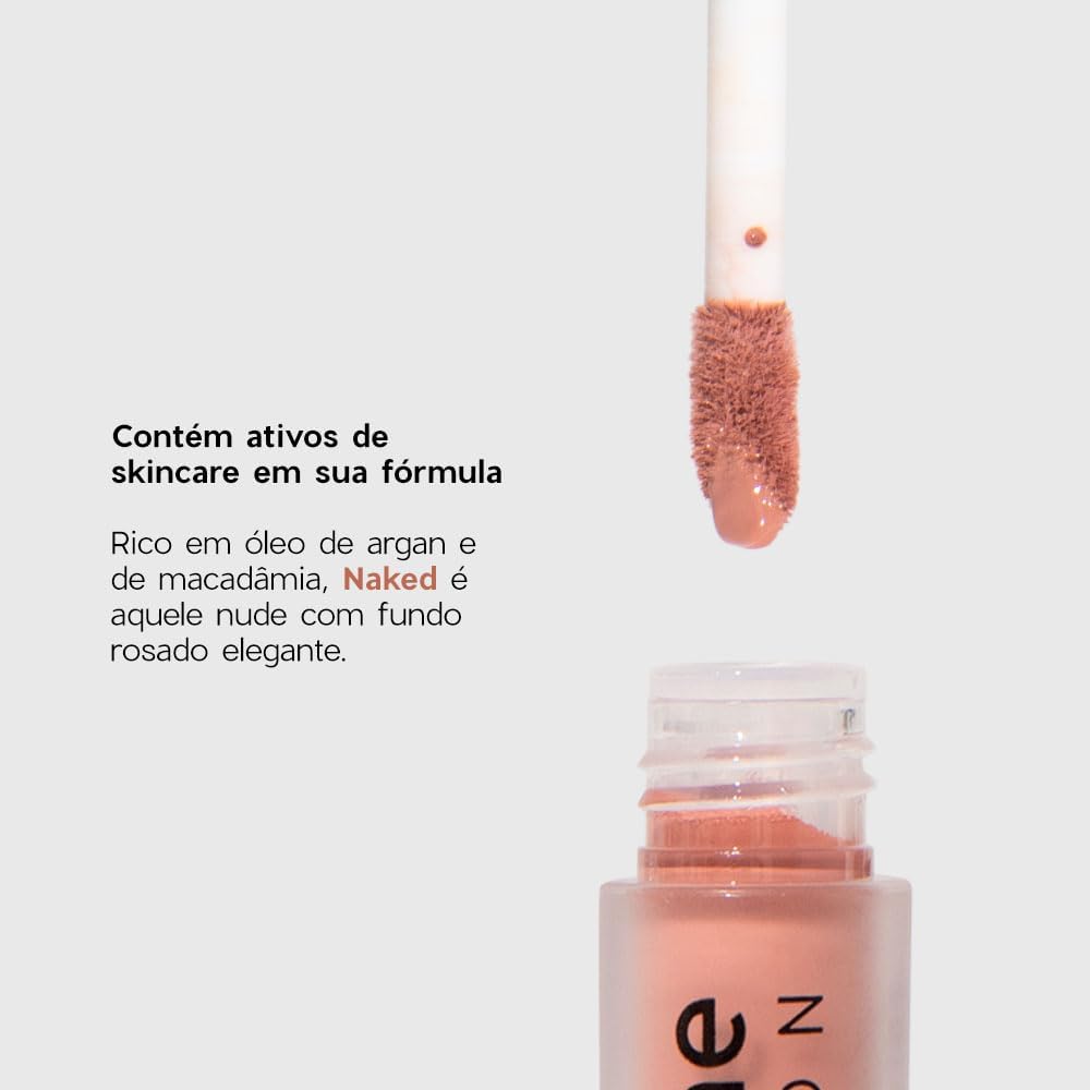 Océane-Mini Batom Líquido Nude Matte - Color My Lips Naked Océane Edition 1g - Imagem 7