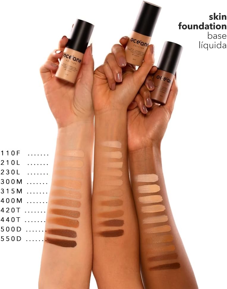 Océane-Base Líquida Clara Semi-Matte – Skin Foundation 210l Océane Edition 35ml - Imagem 6