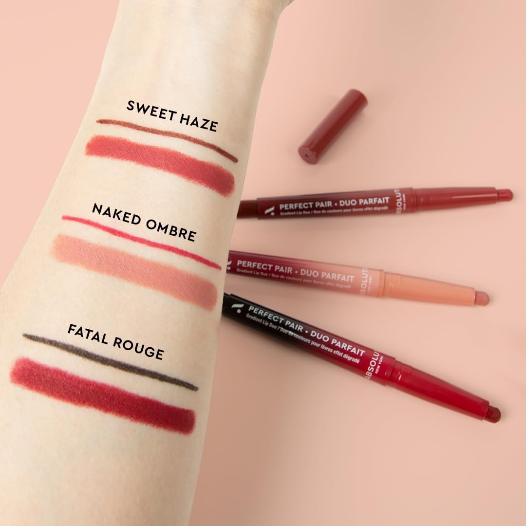 Lápis Labial Duplo Perfect Pair - Old Hollywood - Absolute New York - Imagem 4