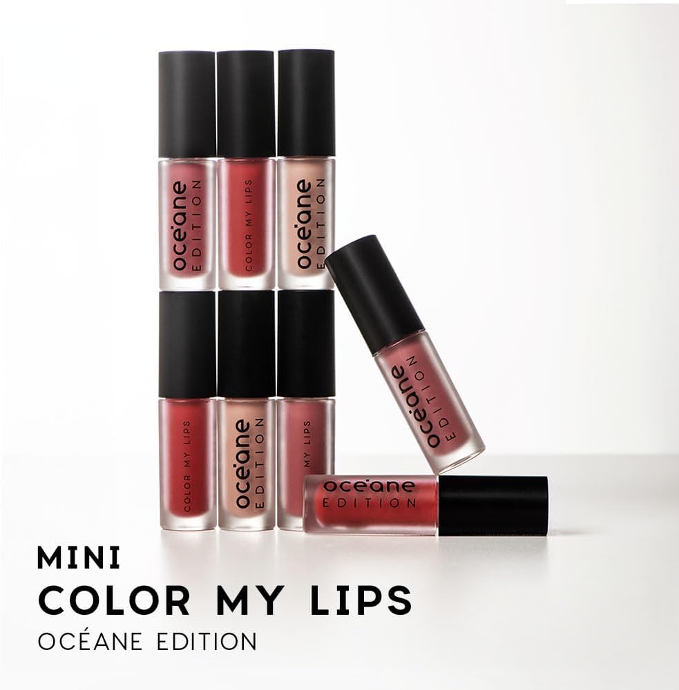 Océane-Mini Batom Líquido Nude Matte - Color My Lips Naked Océane Edition 1g - Imagem 3