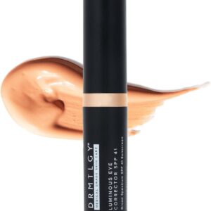 DRMTLGY Corretor De Olhos Luminoso Fps 41, Corretor De Cor Para Olheiras, Creme Antienvelhecimento Com Cor Para Os Olhos, Sérum Hidratante Para Os Olhos Com Subtom Pêssego, Elegível Para Fsa/Hsa, Br