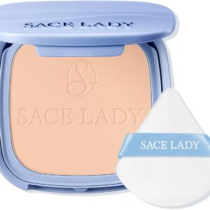 SACE LADY Maquiagem à prova d'água em pó facial, sem talco, neutro