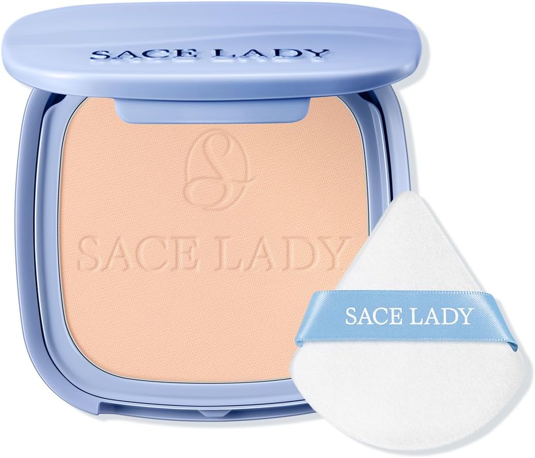 SACE LADY Maquiagem à prova d'água em pó facial, sem talco, neutro