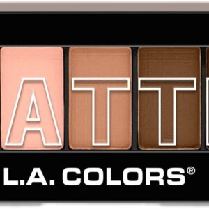 (Tan Khaki) - L.A. Colours 5 Colour Matte Eyeshadow, Tan Khaki, 0ml