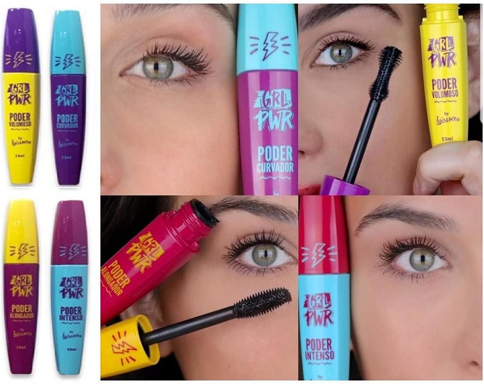Mascara para Cilios Girl Power L3113 Cor Azul - L3113A, Luisanse