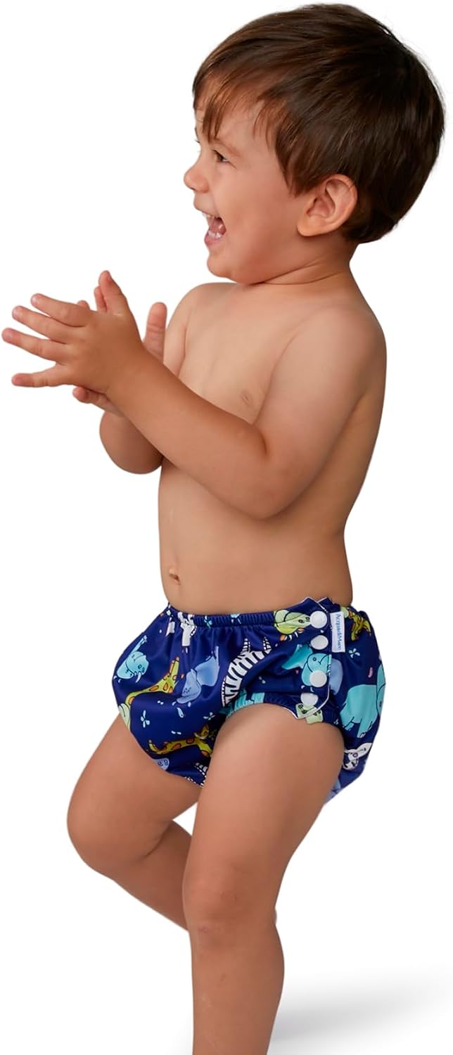 Acqua di Mare kit c/2 Sunga com Fralda Reutilizável de Piscina para Bebê Menino 6 a 24 meses - Imagem 7