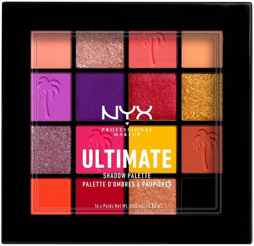 NYX PROFESSIONAL MAKEUP Ultimate Shadow Palette, Eyeshadow Palette, Festival Edition