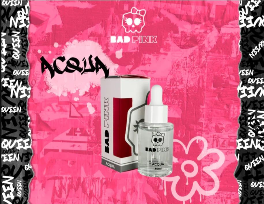 Acqua Primer Bad Pink 30ml Para Retenção Em Extensão E Alongamento de Cílios - Imagem 3