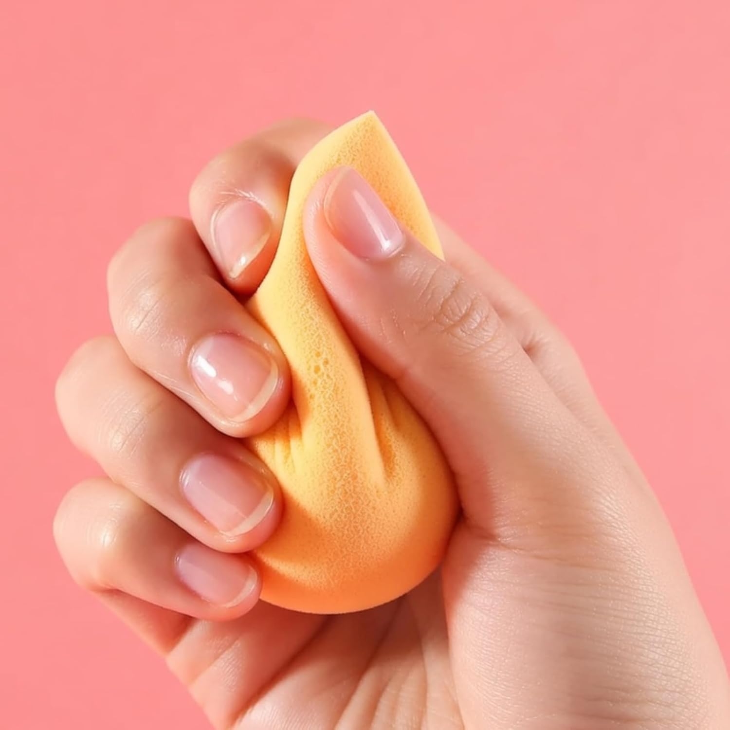 Kit Esponjas para Maquiagem Profissional com Estojo 1 Esponja Cogumelo 3 Esponjas Gota 3D – Aplicação de Base, Corretivo, Contorno, Pó, Blush e Iluminador - Imagem 7