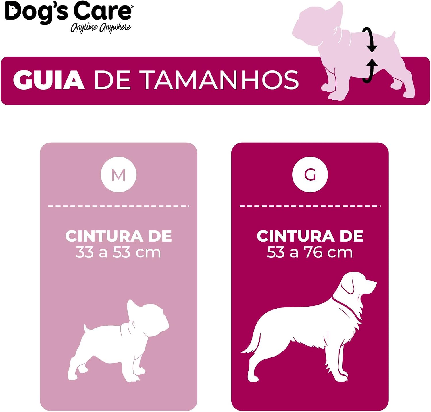 DOG’S CARE Dogs&Pee Fralda Descartável Para Cães Fêmeas de 6 a 13kg - Fralda Absorvente Para Cachorros Idosos e Filhotes - Tamanho M - 12 Unidades - Imagem 4