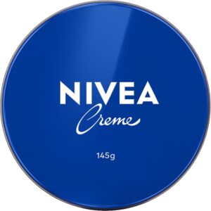 NIVEA Creme Hidratante Lata 145g, Hidratação Profunda 24h, Corporal, Uso Diário, Multibenefícios, Todas as Peles