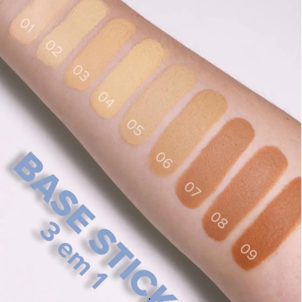 Base Stick 3 em 1, Base, Corretivo e Contorno, Acabamento Soft Matte, 7g, Resistente à Água, Longa Duração - Maquiagem (04, Padrão) - Imagem 7