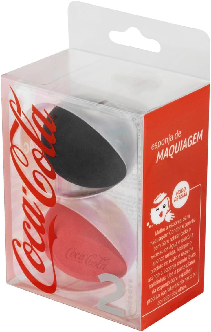 Esponja para Maquiagem Coca-Cola Condor 2 Unidades - Imagem 2