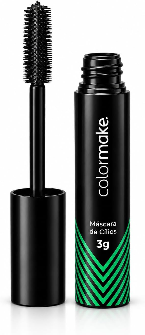Colormake Mascara De Cilios 3G Verde Neon - Imagem 2