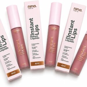 BATOM LÍQUIDO LIPS INSTANT NINA MAKE UP BRIDE