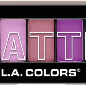 (Plum Pashmina) - L.A. Colours 5 Colour Matte Eyeshadow, Plum Pashmina, 0ml