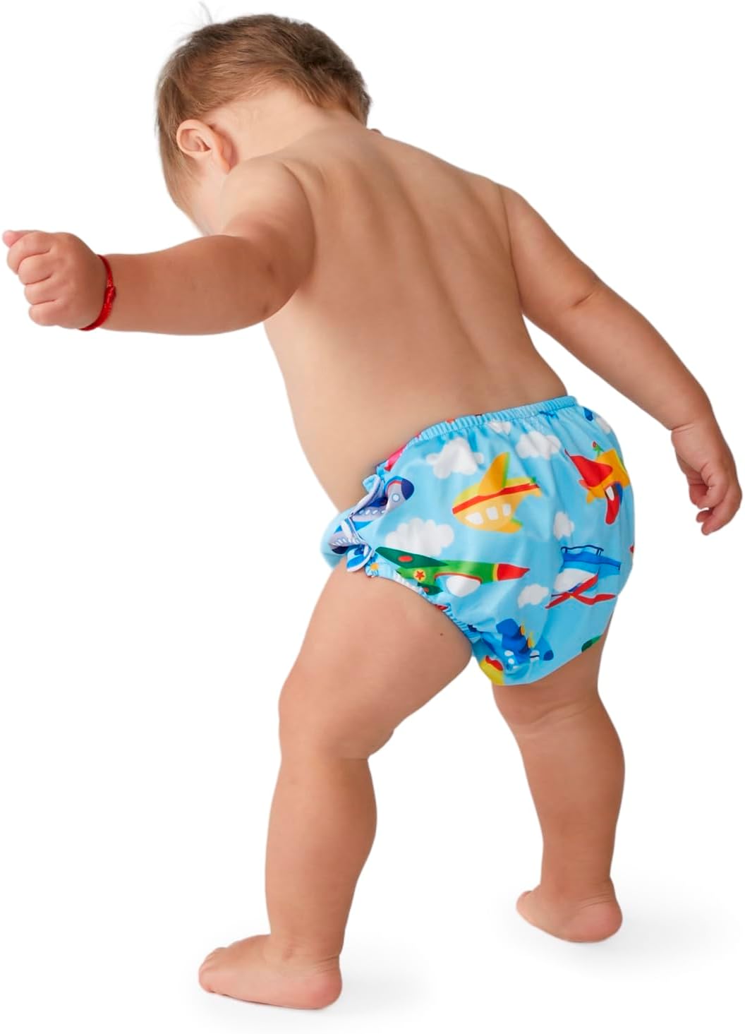 Acqua di Mare kit c/2 Sunga com Fralda Reutilizável de Piscina para Bebê Menino 6 a 24 meses - Imagem 5