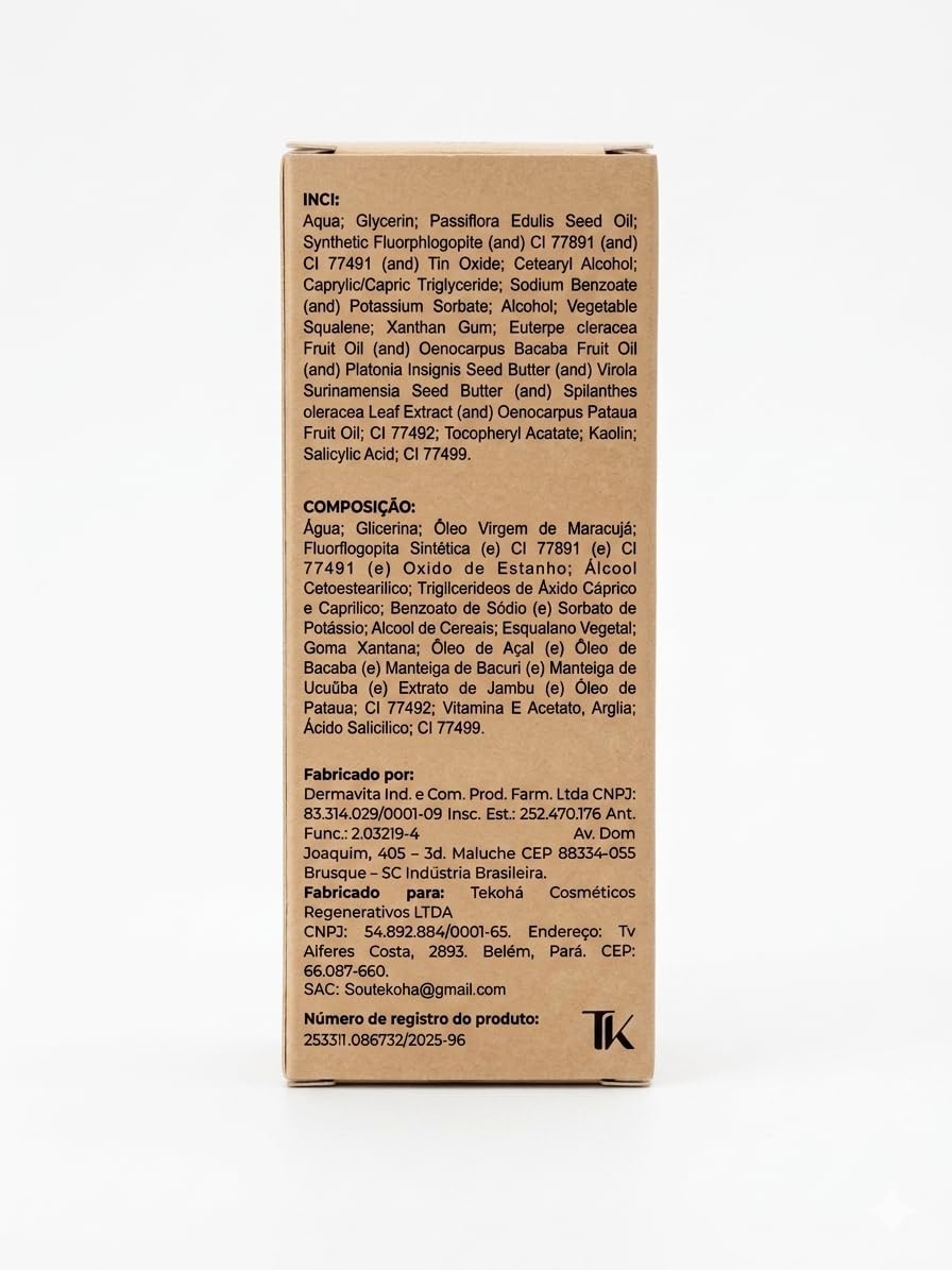 Primer Iluminador Facial Vegano Tekohá 30ml – Sérum Pré-Make Efeito Glow com Açaí, Vitamina E, Antioxidante, Disfarce de Poros e Alta Fixação. - Imagem 4