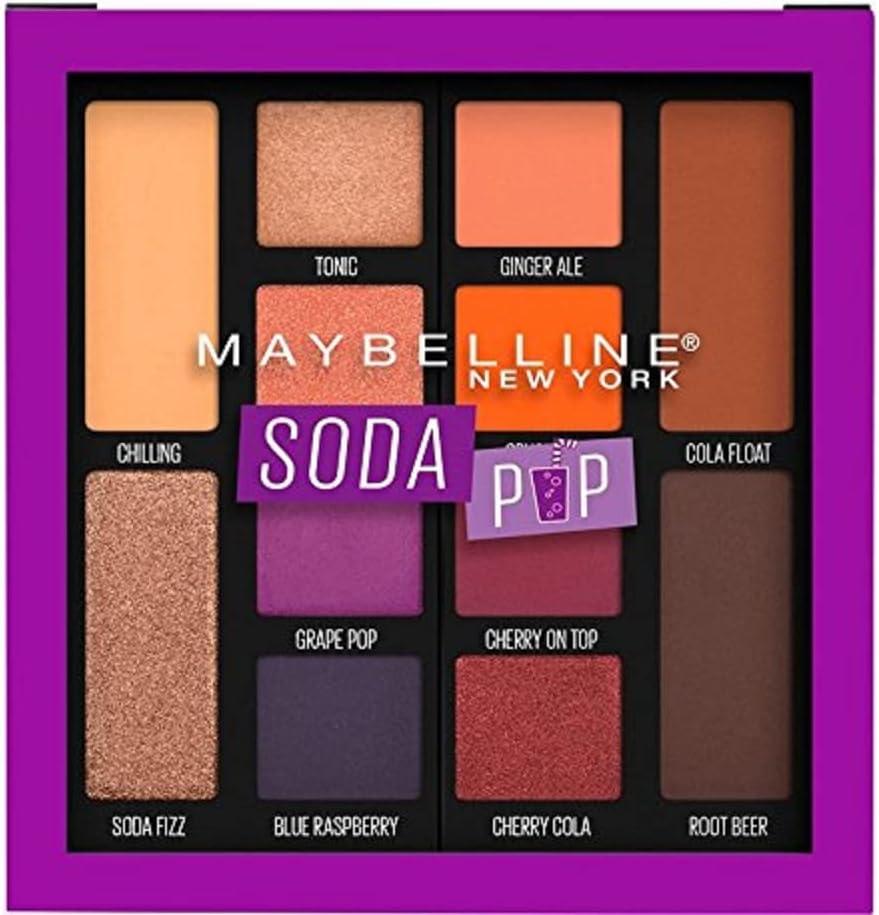Maybelline New York Eyeshadow Palette Makeup, Soda Pop, 10ml