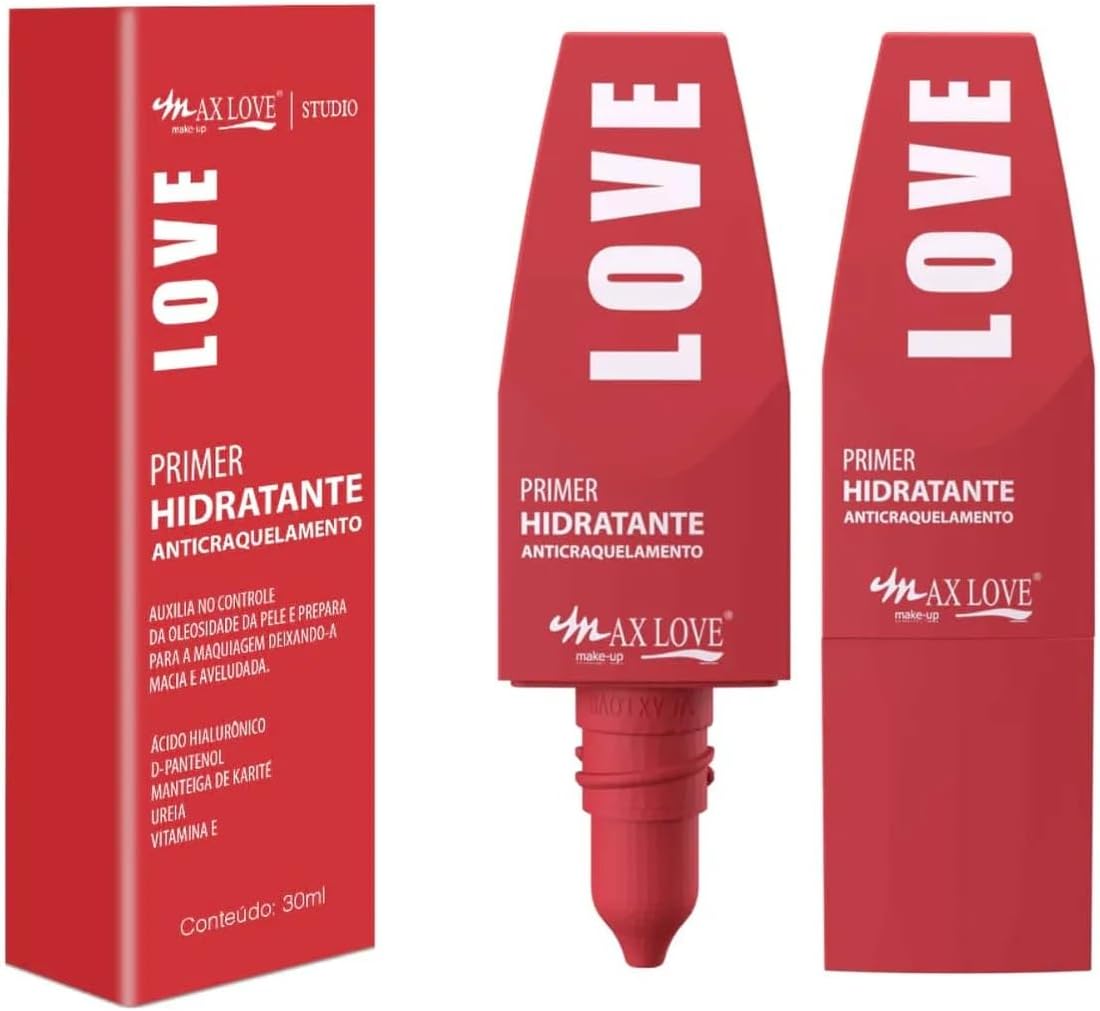 Primer Facil Hidratante Anticraquelamento Pre Make ácido Hialuronico D-Pantenol Manteiga de Karité Ureia e Vitamine E