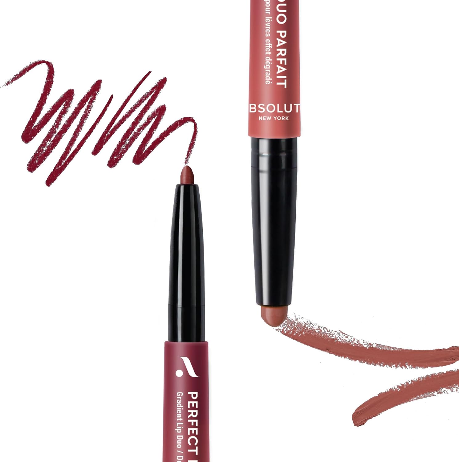 Lápis Labial Duplo Perfect Pair - Old Hollywood - Absolute New York - Imagem 2