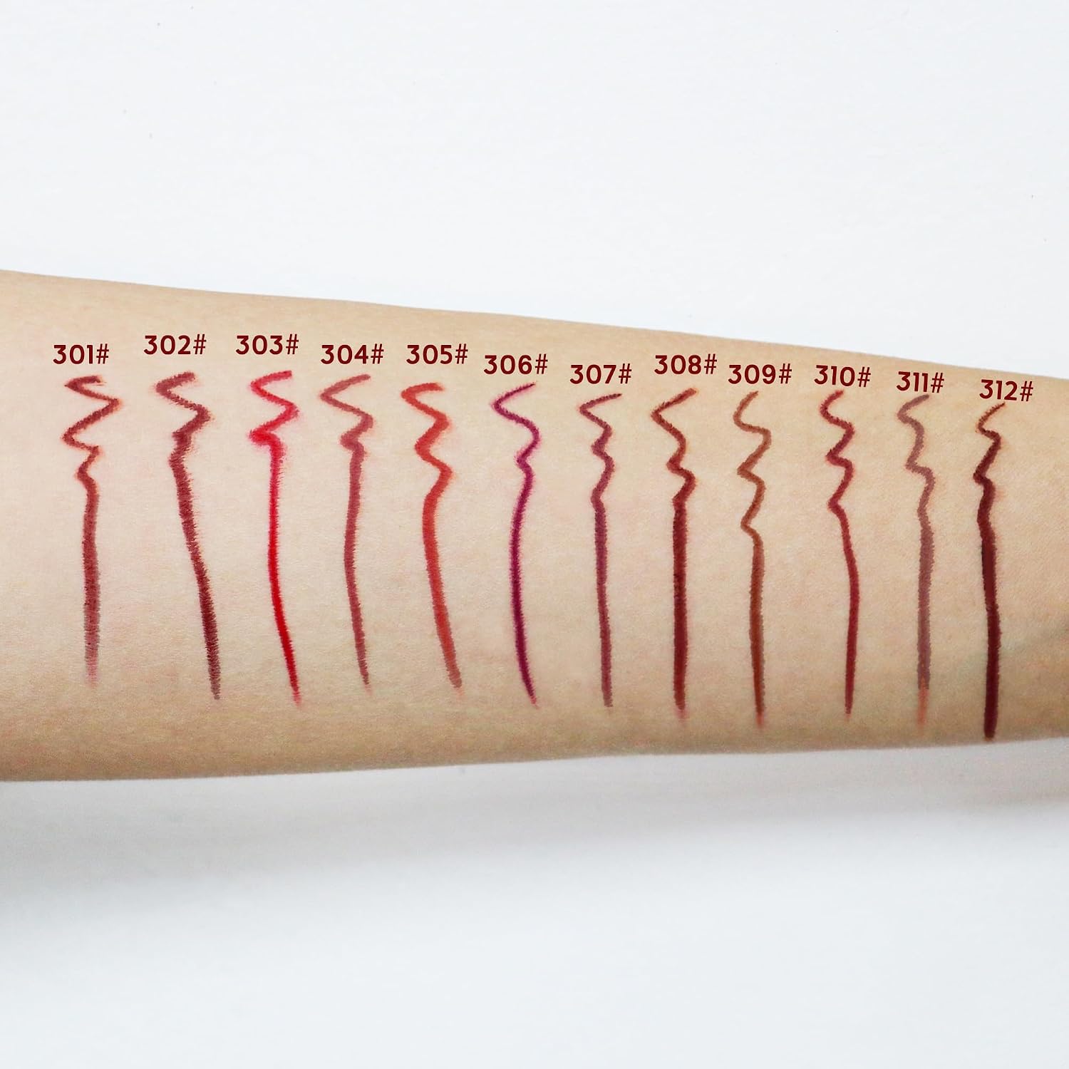 Conjunto de delineador labial fosco com 12 cores de longa duração, à prova d'água, conjunto de batons de veludo fosco, natural, macio, pigmentado, maquiagem labial - Imagem 2