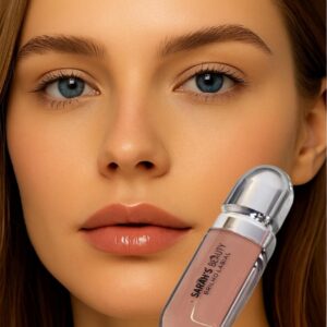 Gloss Labial, Brilho Intenso Espelhado, Hidratação Prolongada, Textura Leve, 8.5ml, Acabamento Cintilante Ref: S6131B-1 Cores 1 ao 6