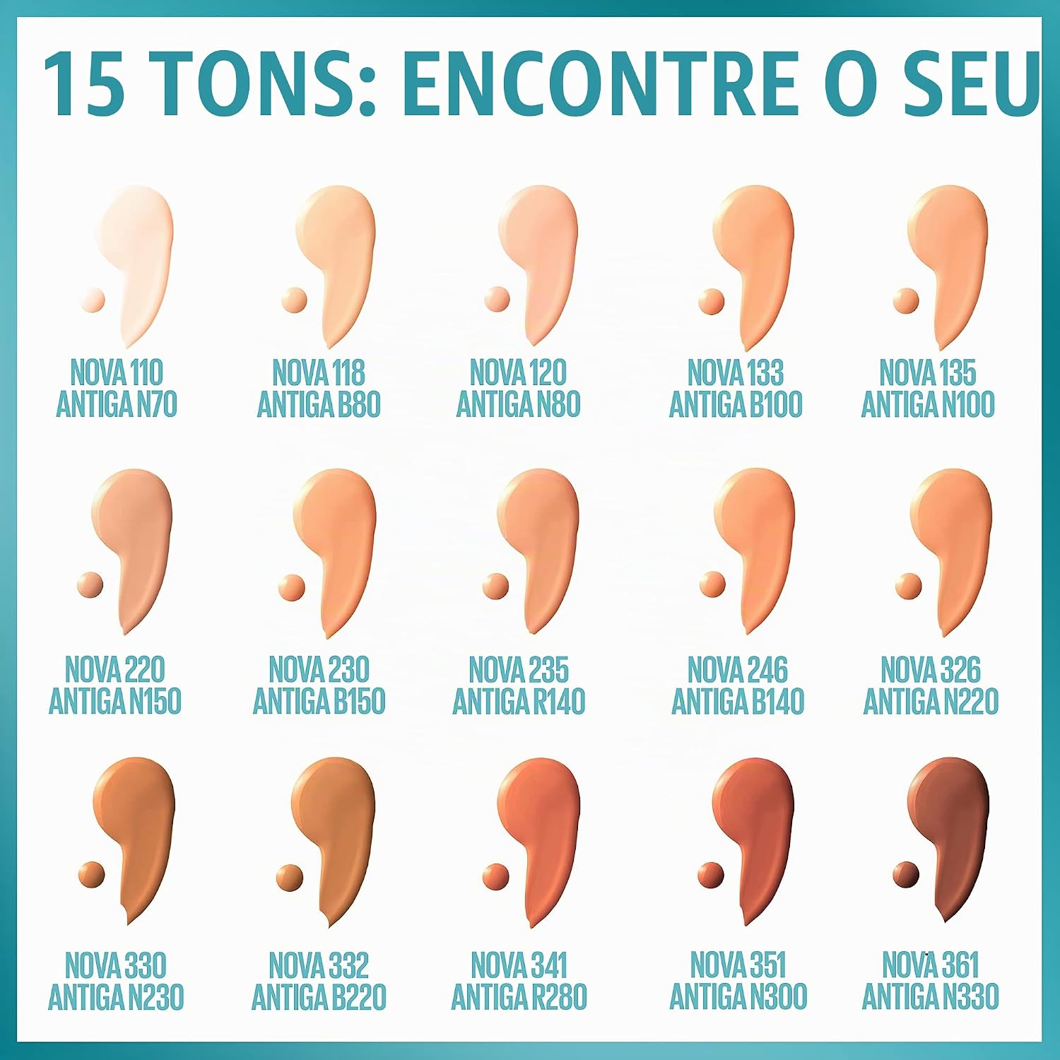 Base Líquida Maybelline NY Fit Me Matte FPS 22 Cor 351 (Antiga N300), 30ml - Imagem 5