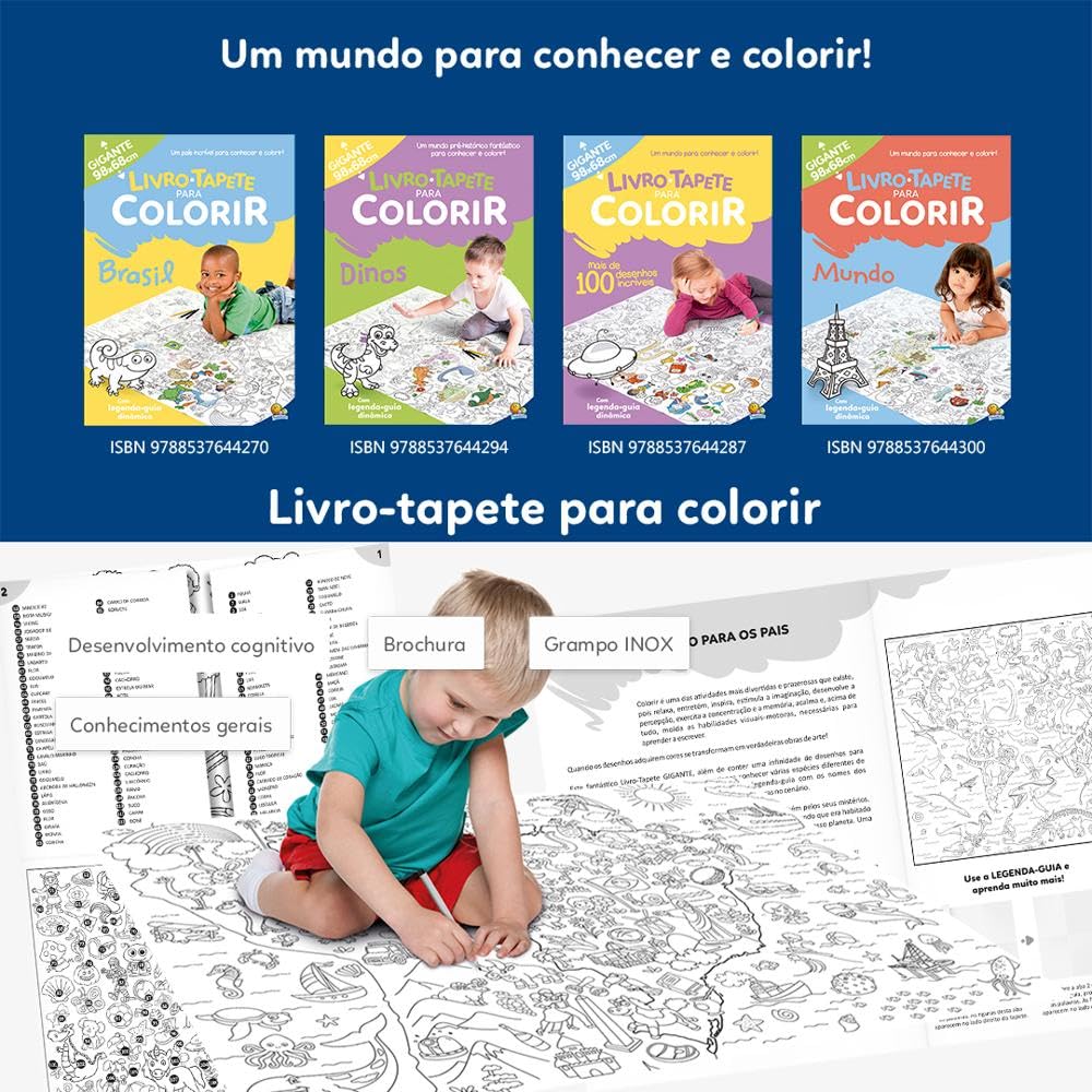 Livro-Tapete para Colorir: Brasil - Imagem 6