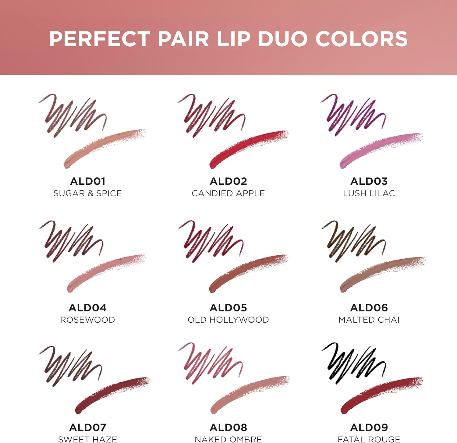 Lápis Labial Duplo Perfect Pair - Old Hollywood - Absolute New York - Imagem 3