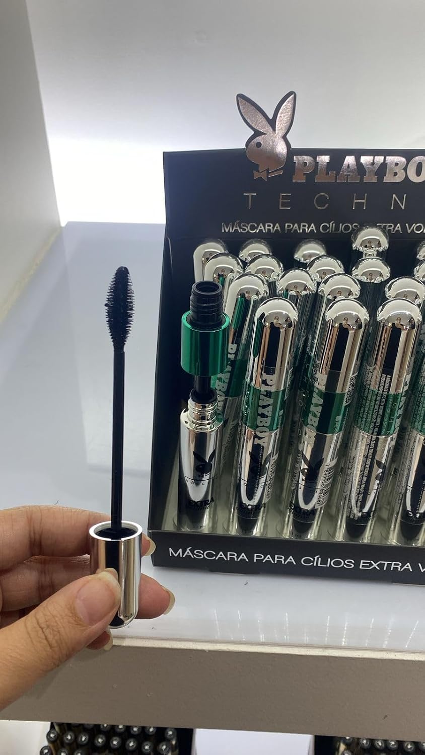 Máscara de Cílios Playboy 2 em 1 Extra Volume Hb84599 - Rímel para Volume e Definição de Longa Duração - Imagem 4