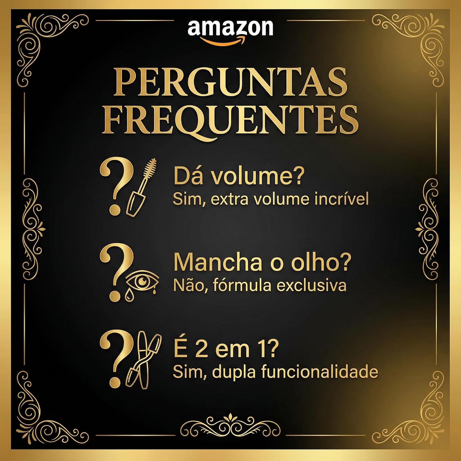 Máscara de Cílios Playboy 2 em 1 Extra Volume Hb84599 - Rímel para Volume e Definição de Longa Duração - Imagem 9
