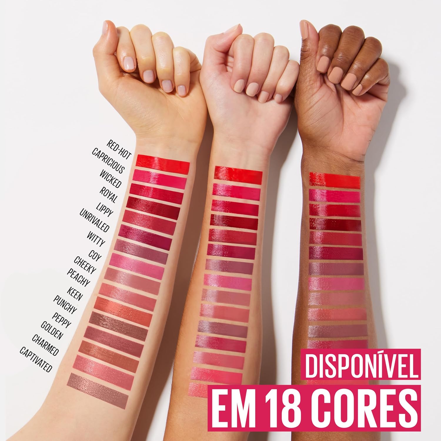 Maybelline NY SuperStay Vinyl Ink Batom Líquido, Longa Duração, Acabamento Vinil Espelhado e Efeito Gloss, Brilho Instantâneo, Conforto para os Lábios, Fórmula Vegana, Cor Witty 4,2ml - Imagem 5
