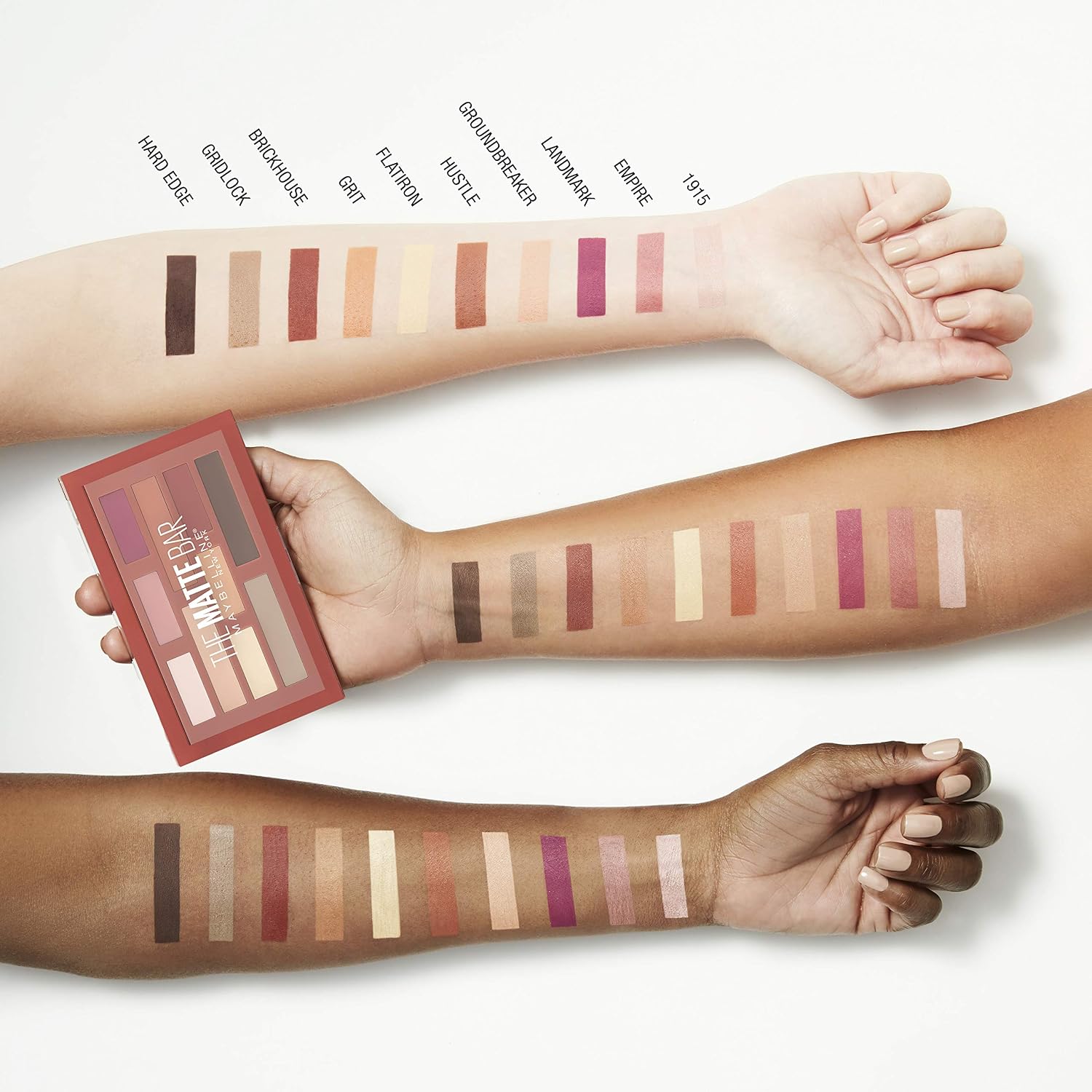 Maybelline The Matte Bar Eyeshadow Palette Makeup, 0.34 Ounce - Imagem 6