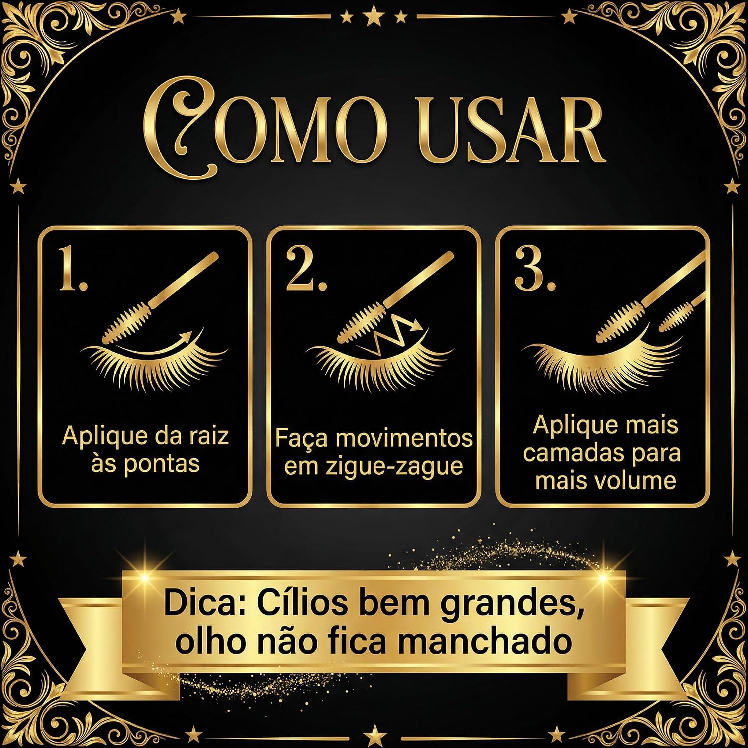 Máscara de Cílios Playboy 2 em 1 Extra Volume Hb84599 - Rímel para Volume e Definição de Longa Duração - Imagem 7