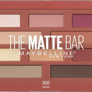 Maybelline The Matte Bar Eyeshadow Palette Makeup, 0.34 Ounce