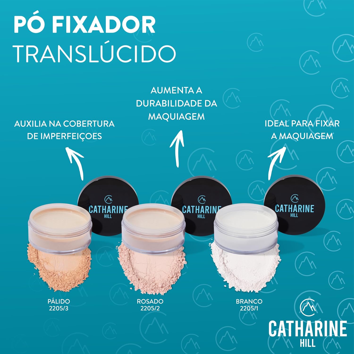 Face Powder Fixer - Pó Fixador Translúcido - Pálido - Catharine Hill - Imagem 4