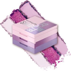 Maybelline Shadow Blocks Shadow Blocks Eyeshadow Palette, Stacked Eye Shadow Trio, Broadway & Prince St, 0.08 oz
