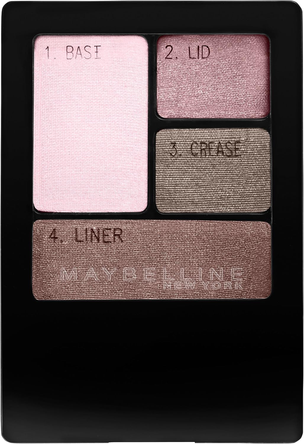 Maybelline New York Expert Wear Eyeshadow Quads, Autumn Coppers, 0.17 Ounce
