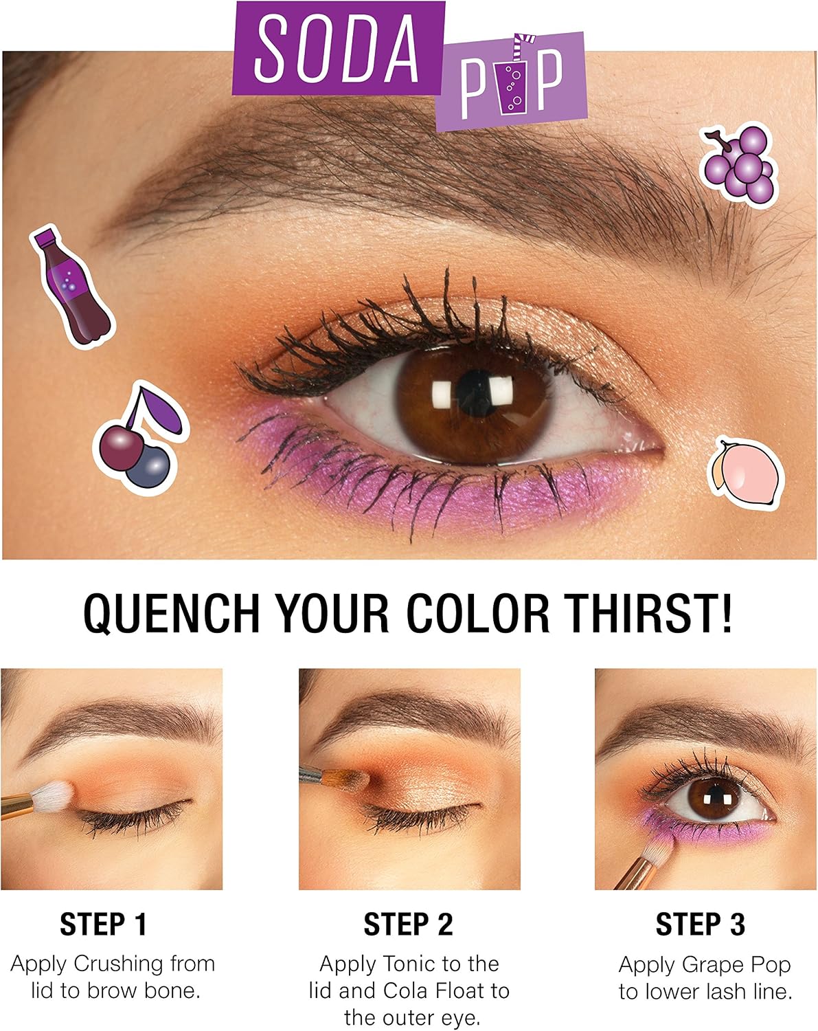 Maybelline New York Eyeshadow Palette Makeup, Soda Pop, 10ml - Imagem 2