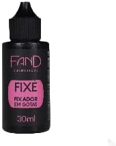 Fand Cosméticos Fixé Fixador de Maquiagem em Gotas, 30ml, Resistente à Água