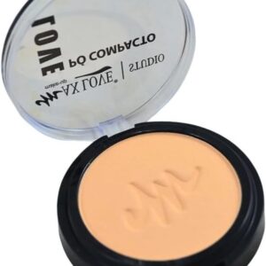 Pó Compacto Matte Max Love - Vegano, 11g - Pó Facial Matificante que Controla Oleosidade e Fixa Maquiagem