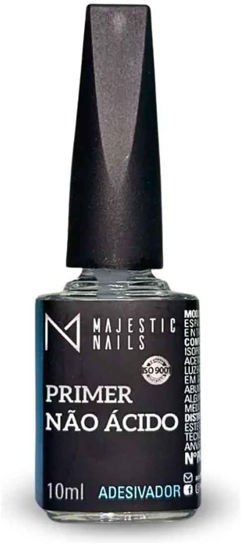 Primer Sem Ácido 10ml Para Gel Fibra E Polygel 10ml Majestic Nails