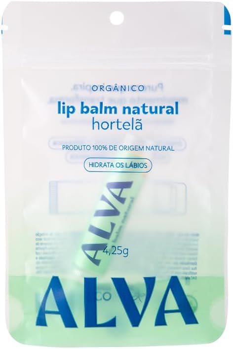 Alva Hidratante Labial Orgânico Hortelã 4,25g - Imagem 4