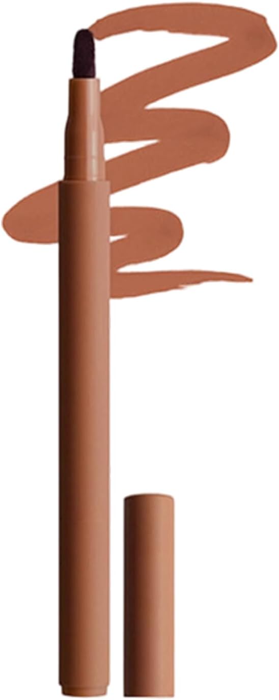 Lápis de contorno labial fosco, uso para linhas nítidas e contorno labial vibrante, maquiagem profissional, aparência longa, lápis de contorno de - Imagem 6