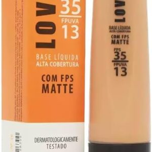 Base Líquida Alta Cobertura FPS Matte Cor 56, 30ml - Max Love