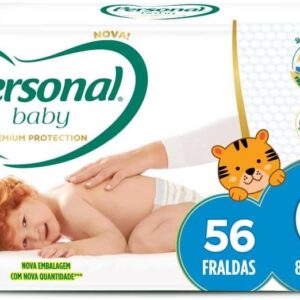 Personal Fralda Baby Premium Protection G, 56 Unidades