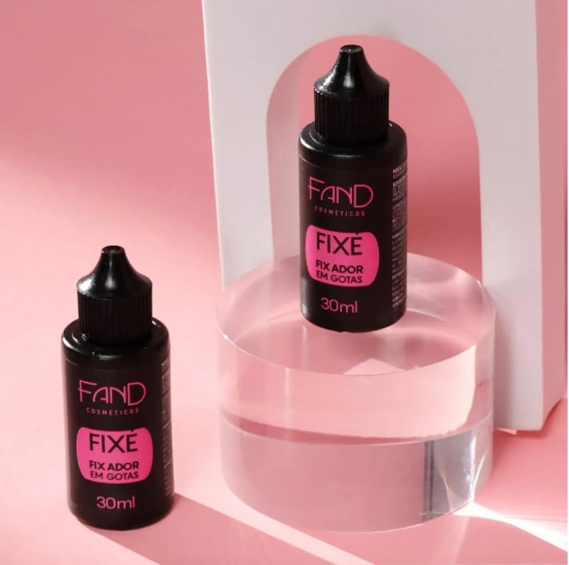 Fand Cosméticos Fixé Fixador de Maquiagem em Gotas, 30ml, Resistente à Água - Imagem 2