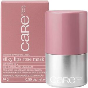 Máscara Labial Care Silky Lips Rose, 14g