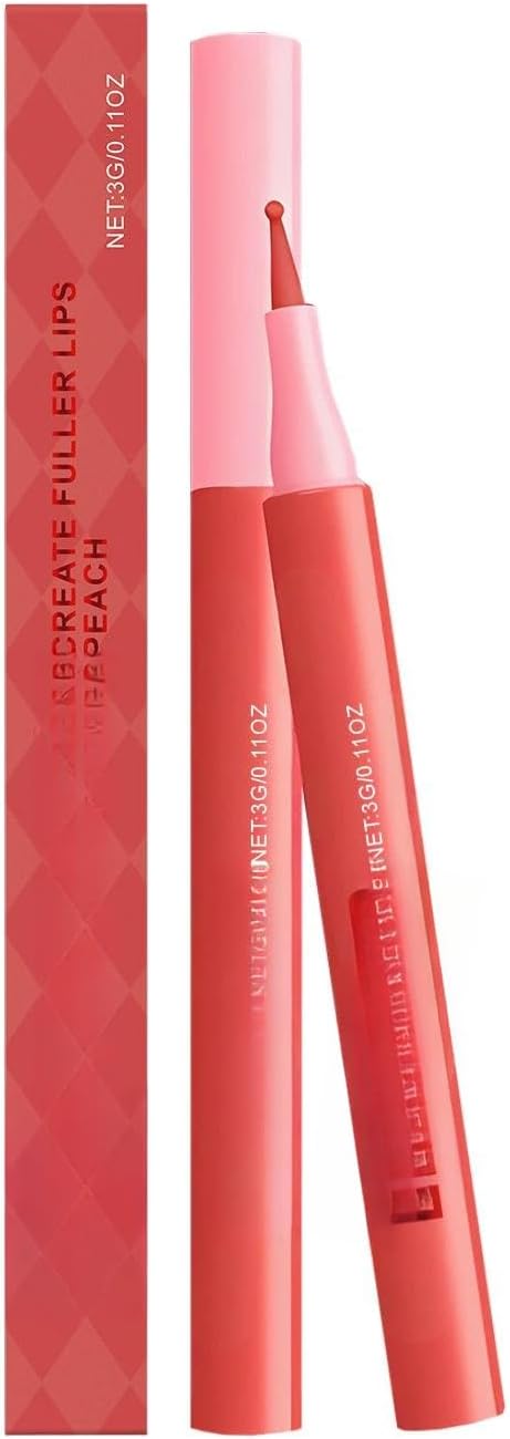 Lápis Labial Marrom Claro À Prova De Smudge, rosa - Imagem 6